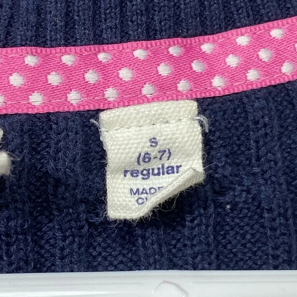 GAP Navy Blue Kids Cable Knit Sweater